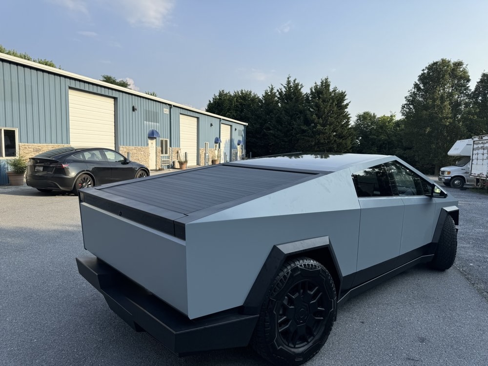 Tesla vinyl wrap Long Beach